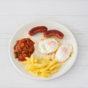 Huevos, Patatas y Chorizo ó Morcilla