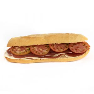 Bocadillo de Jamón de Bodega y Queso Manchego